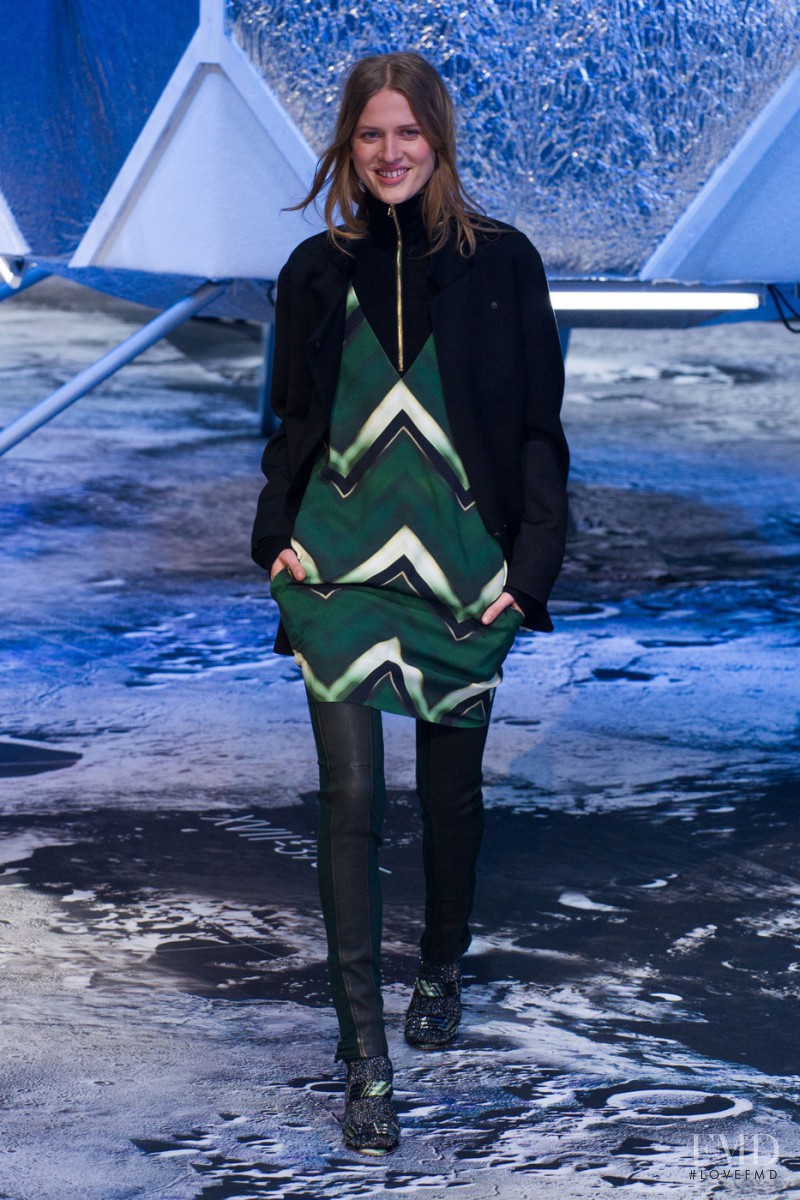 Laura Julie Schwab Holm featured in  the H&M fashion show for Autumn/Winter 2015