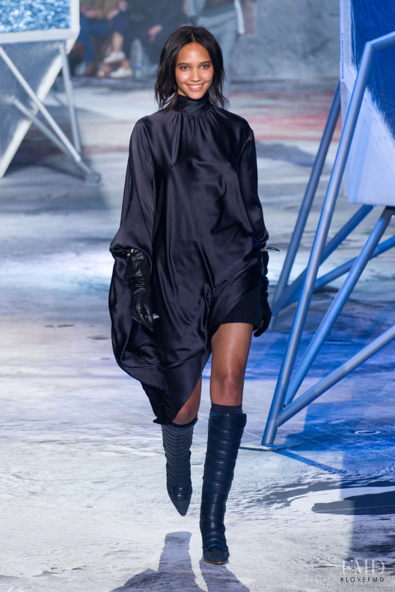 Cora Emmanuel featured in  the H&M fashion show for Autumn/Winter 2015