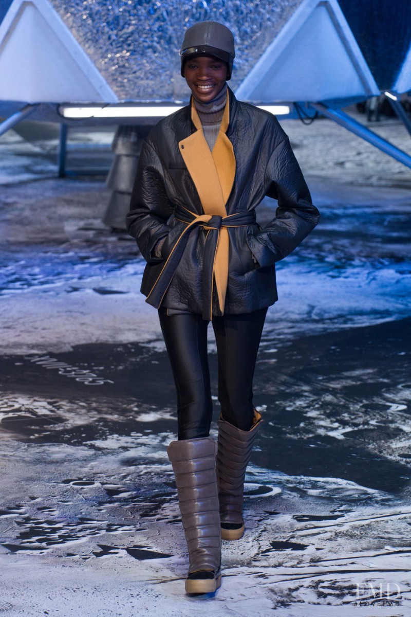 Aamito Stacie Lagum featured in  the H&M fashion show for Autumn/Winter 2015