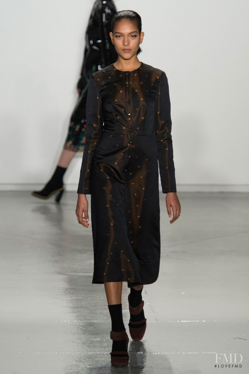 Joline Braun featured in  the SUNO fashion show for Autumn/Winter 2015
