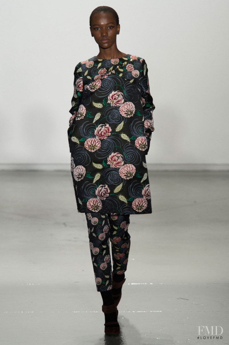 Herieth Paul featured in  the SUNO fashion show for Autumn/Winter 2015