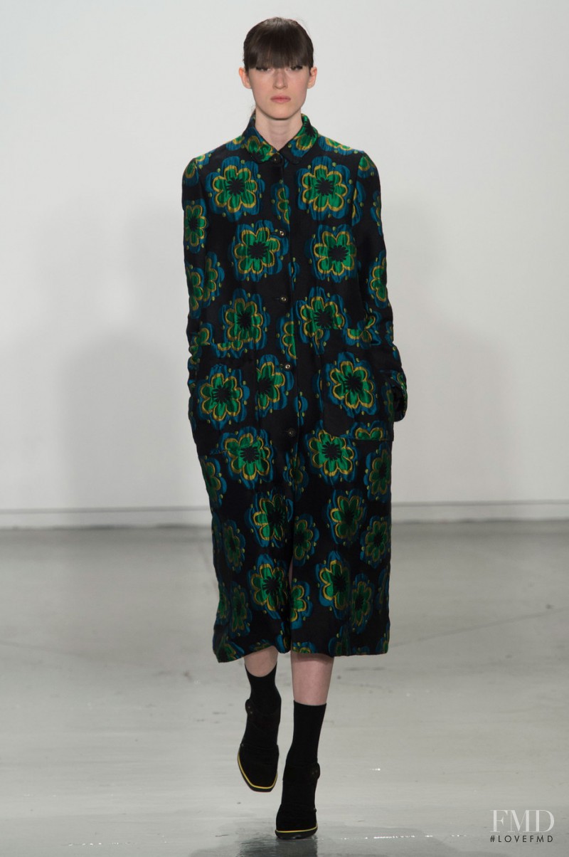Helena Severin featured in  the SUNO fashion show for Autumn/Winter 2015
