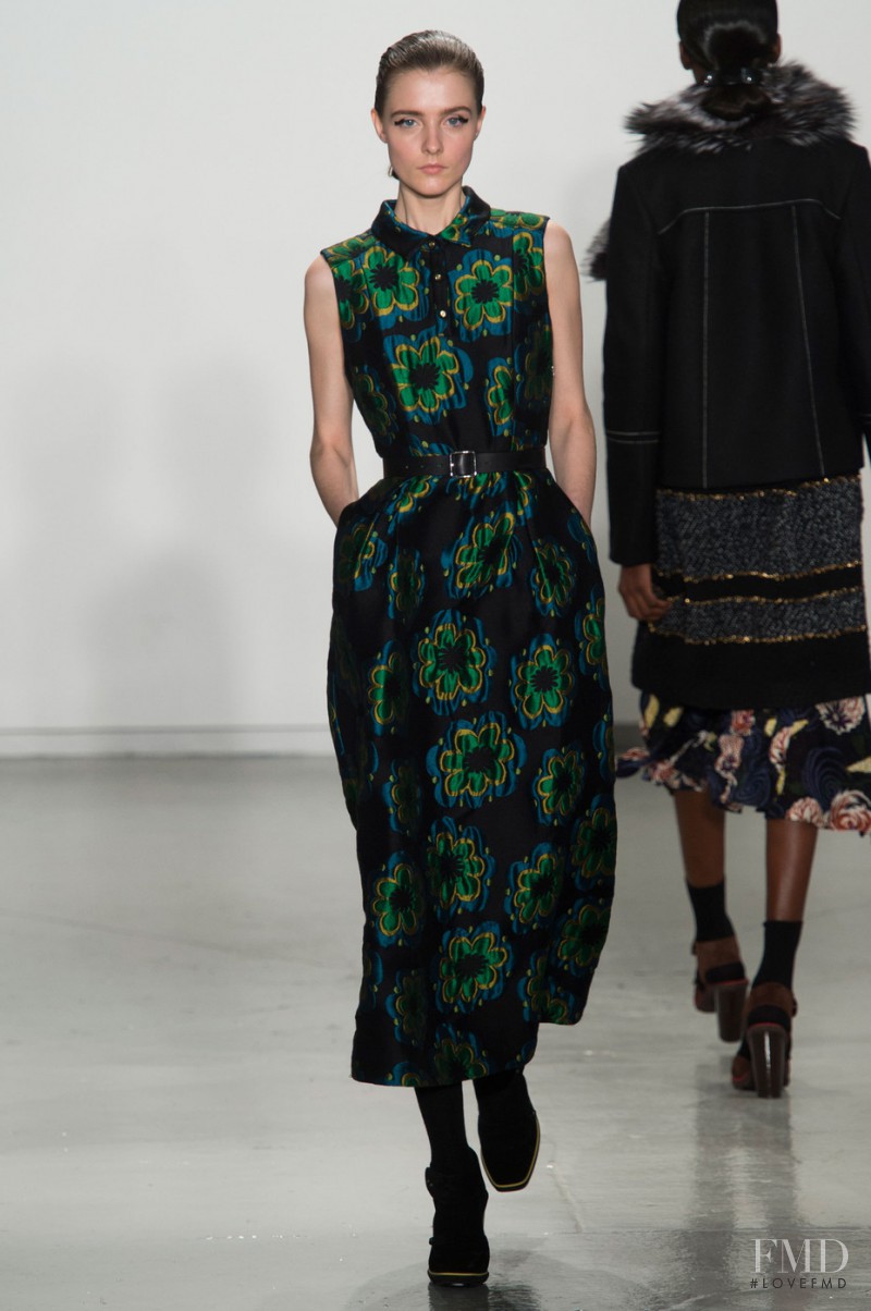 Morta Kontrimaite featured in  the SUNO fashion show for Autumn/Winter 2015