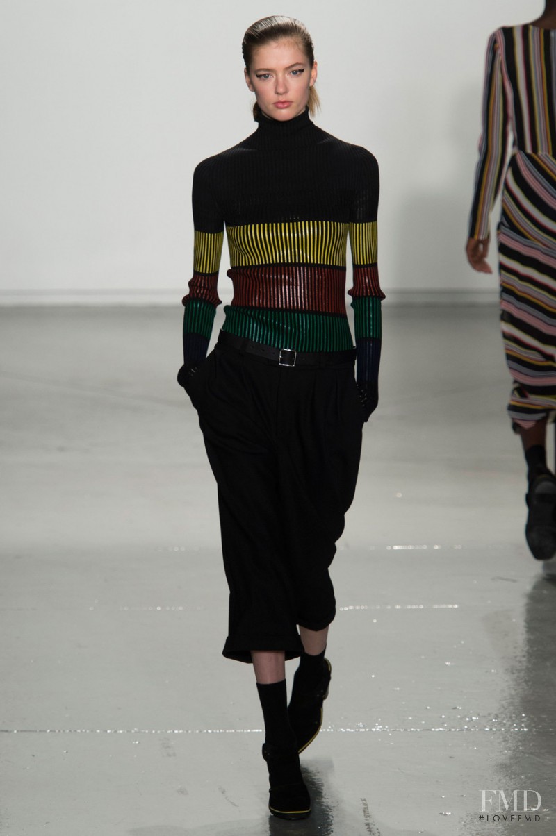 Emmy Rappe featured in  the SUNO fashion show for Autumn/Winter 2015