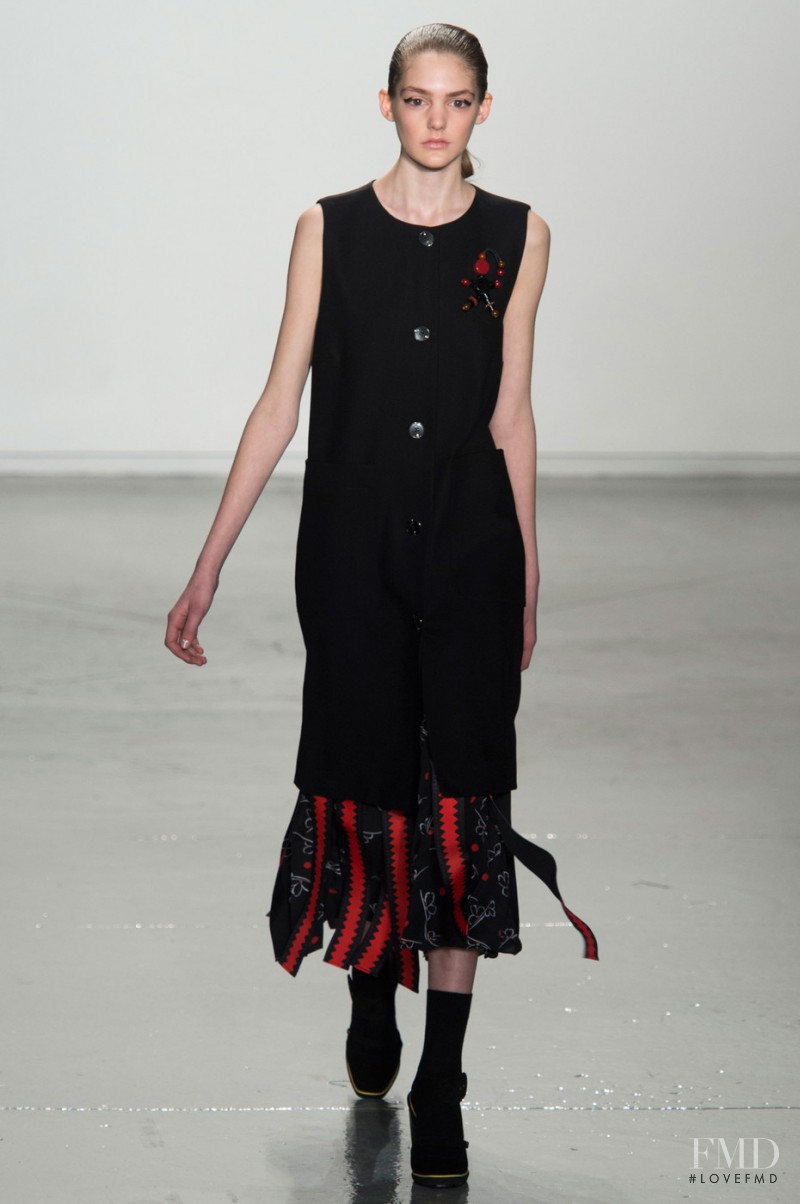 Madison Whittaker featured in  the SUNO fashion show for Autumn/Winter 2015