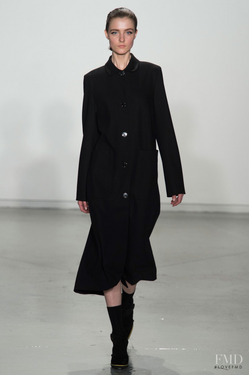 Morta Kontrimaite featured in  the SUNO fashion show for Autumn/Winter 2015
