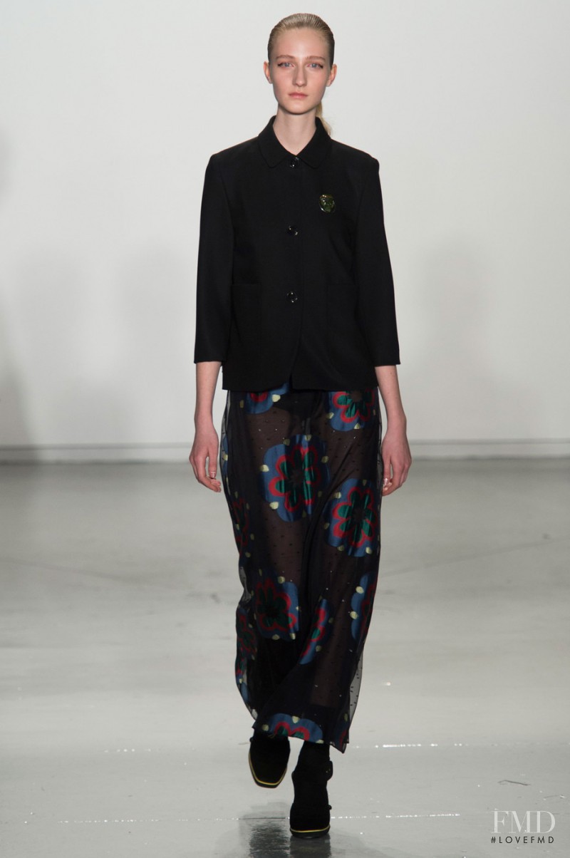 Charlotte Lindvig featured in  the SUNO fashion show for Autumn/Winter 2015