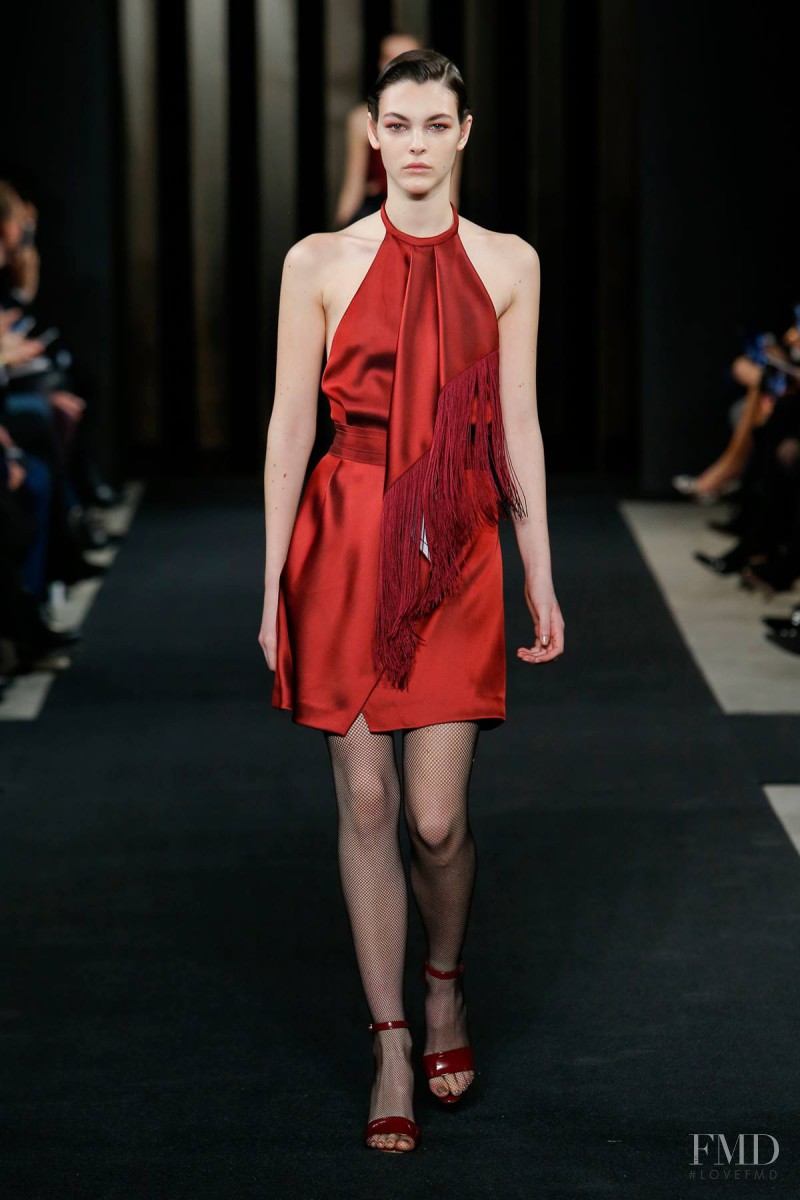 Vittoria Ceretti featured in  the J Mendel fashion show for Autumn/Winter 2015