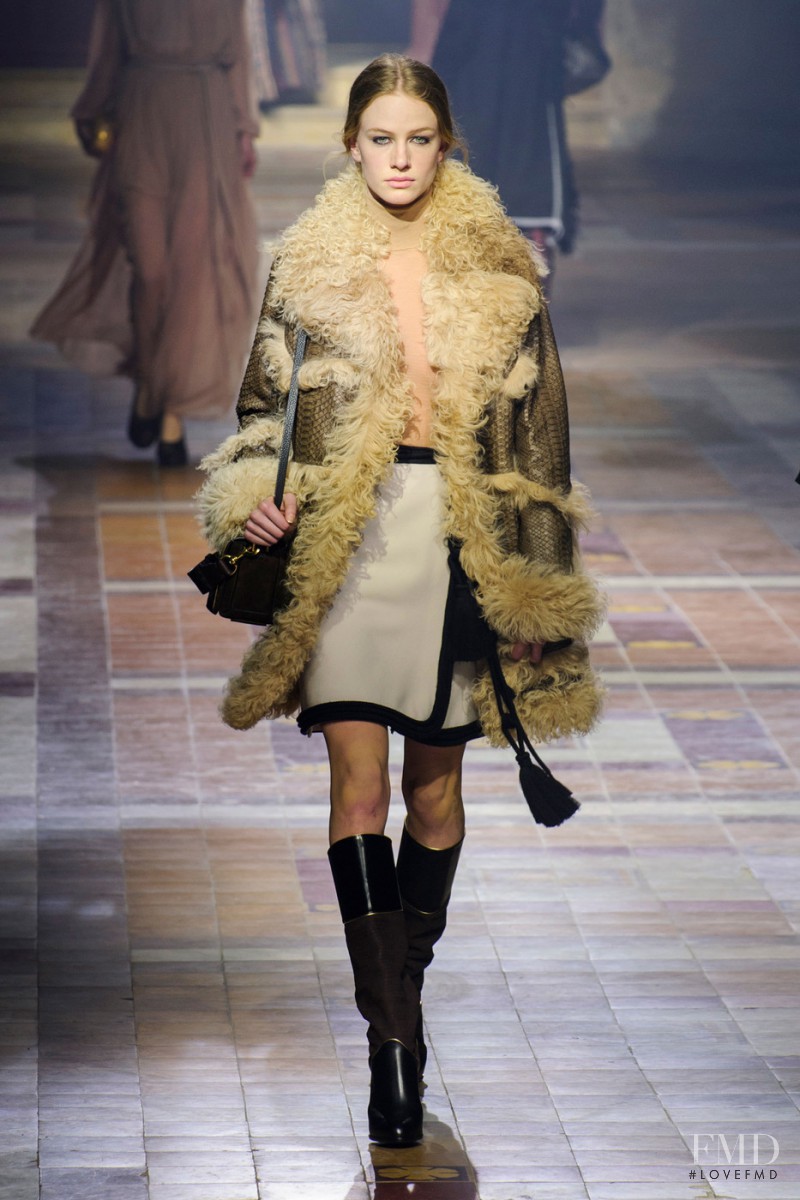 Naemi Schink featured in  the Lanvin fashion show for Autumn/Winter 2015