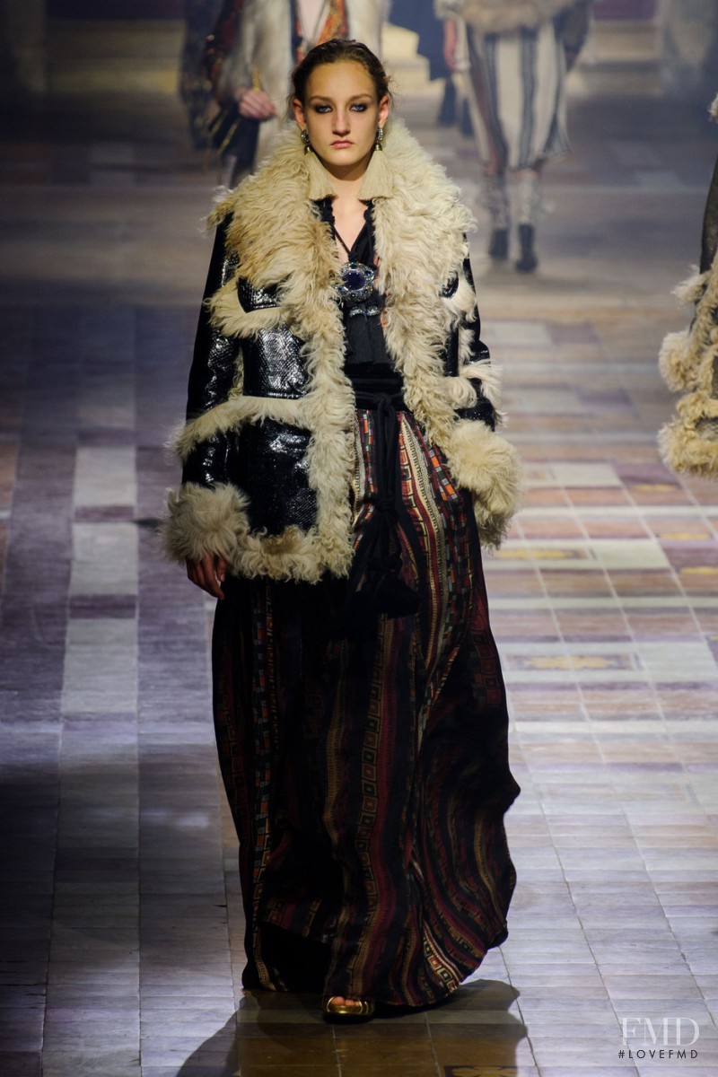 Agnes Nieske featured in  the Lanvin fashion show for Autumn/Winter 2015