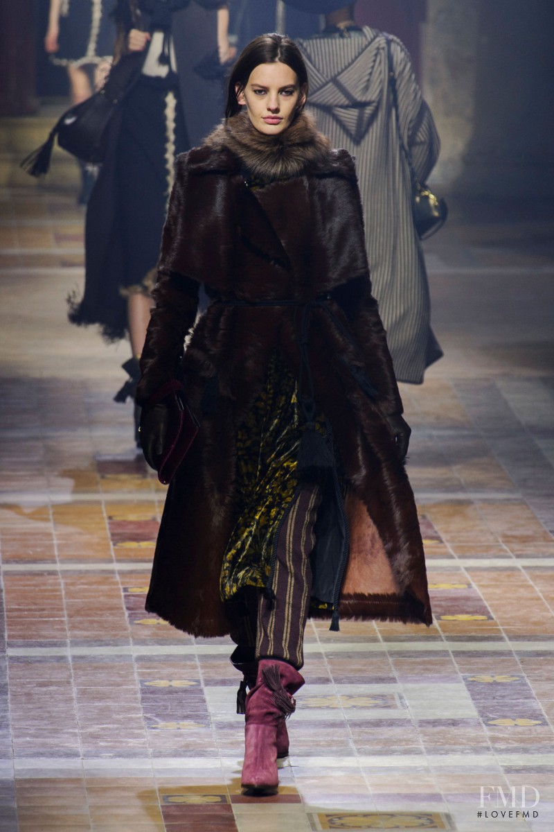 Amanda Murphy featured in  the Lanvin fashion show for Autumn/Winter 2015
