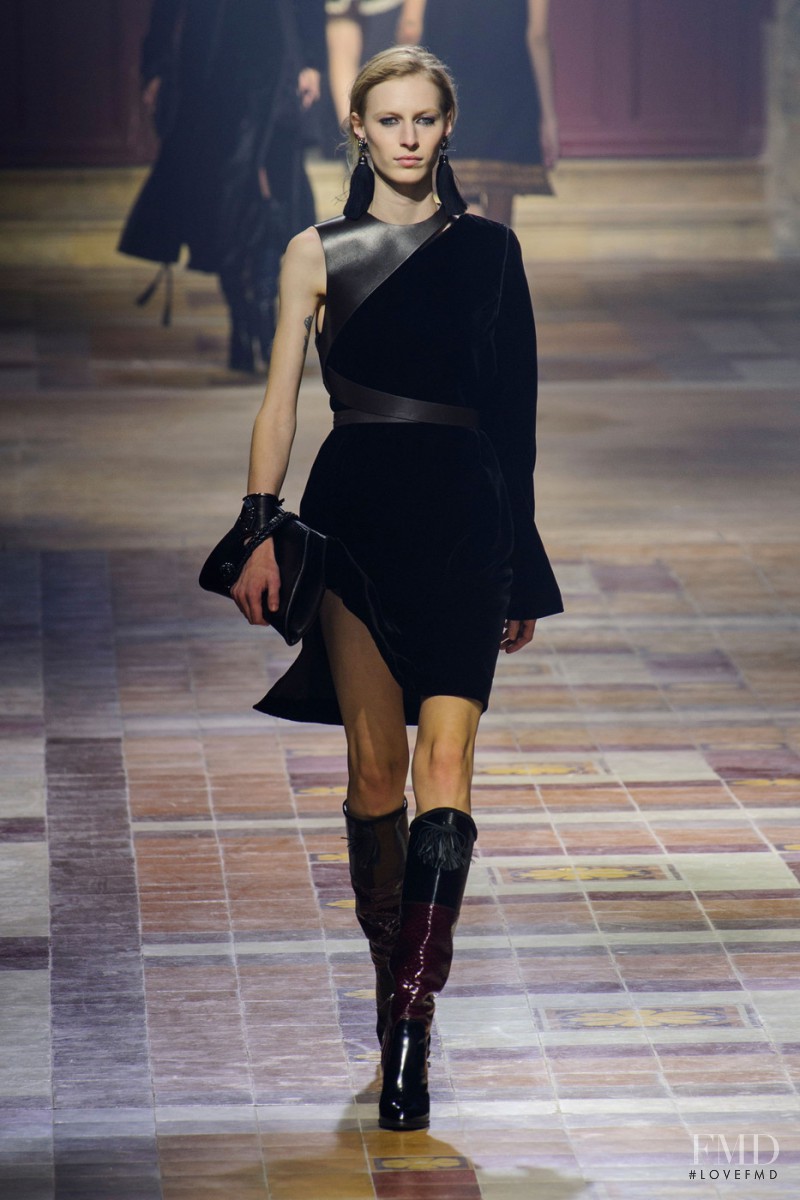 Julia Nobis featured in  the Lanvin fashion show for Autumn/Winter 2015