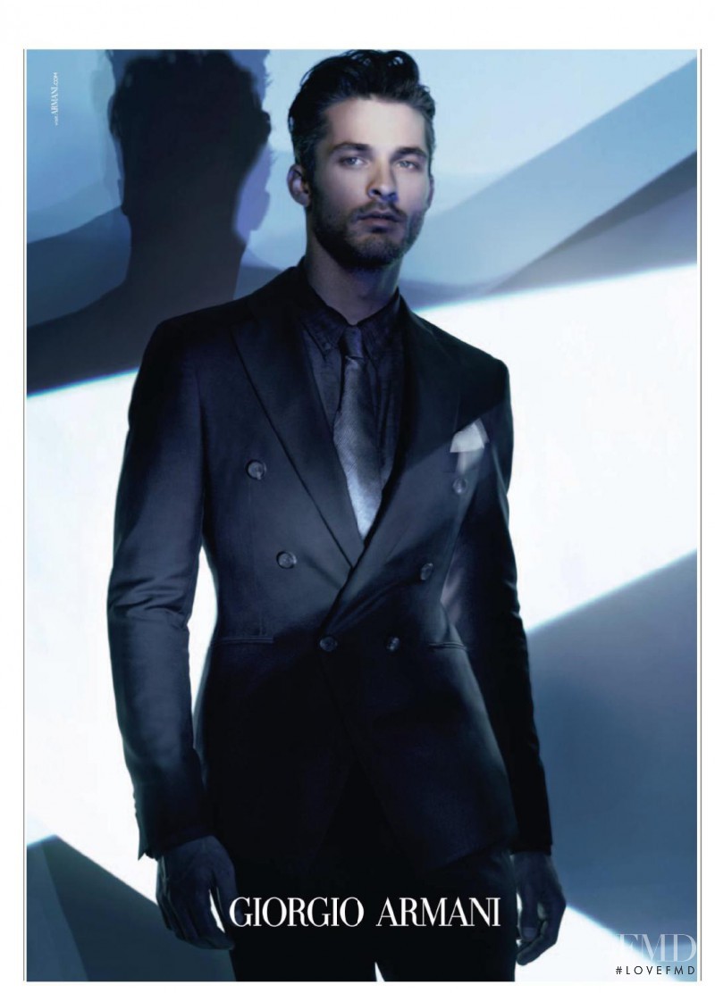 Ben Hill featured in  the Giorgio Armani advertisement for Spring/Summer 2011