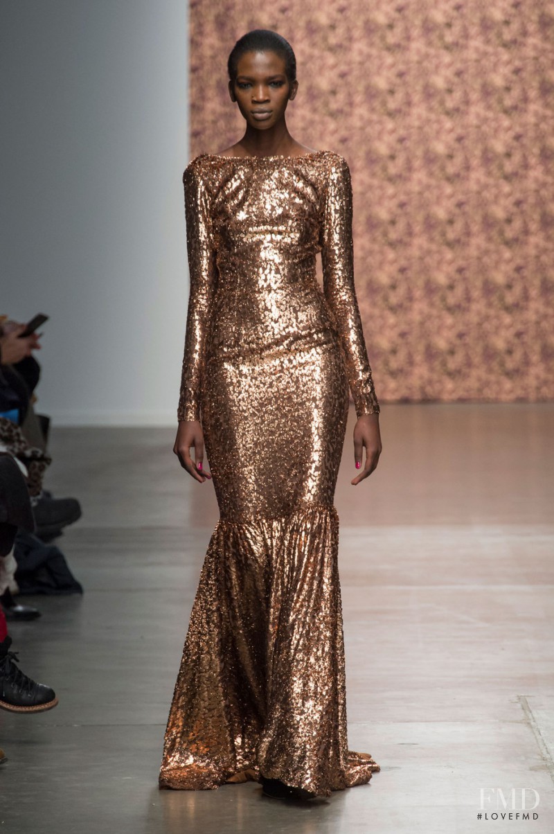 Aamito Stacie Lagum featured in  the Sophie Theallet fashion show for Autumn/Winter 2015