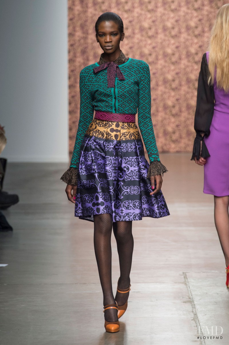 Aamito Stacie Lagum featured in  the Sophie Theallet fashion show for Autumn/Winter 2015