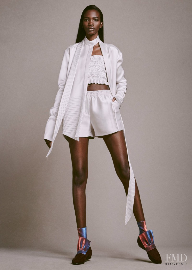 Aamito Stacie Lagum featured in  the area lookbook for Autumn/Winter 2015