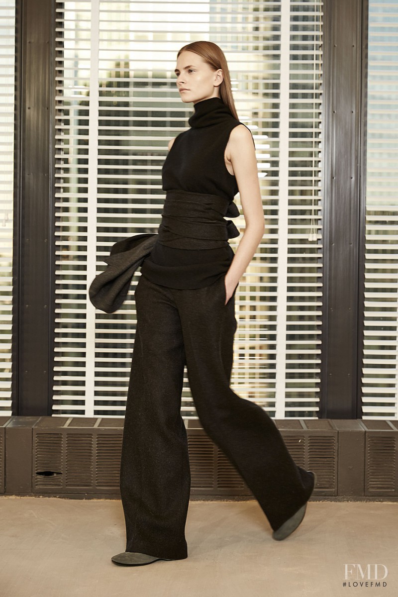 Kristina Petrosiute featured in  the The Row fashion show for Autumn/Winter 2015