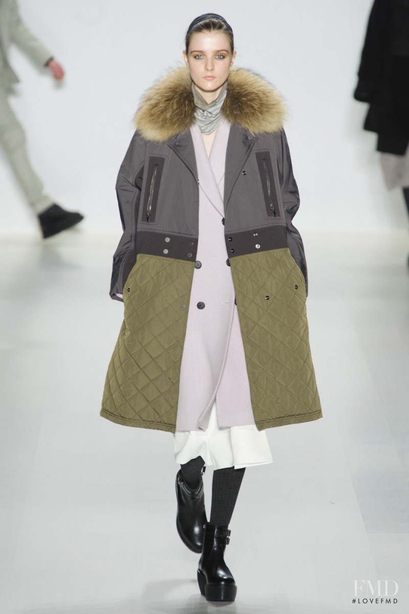Morta Kontrimaite featured in  the Richard Chai fashion show for Autumn/Winter 2015