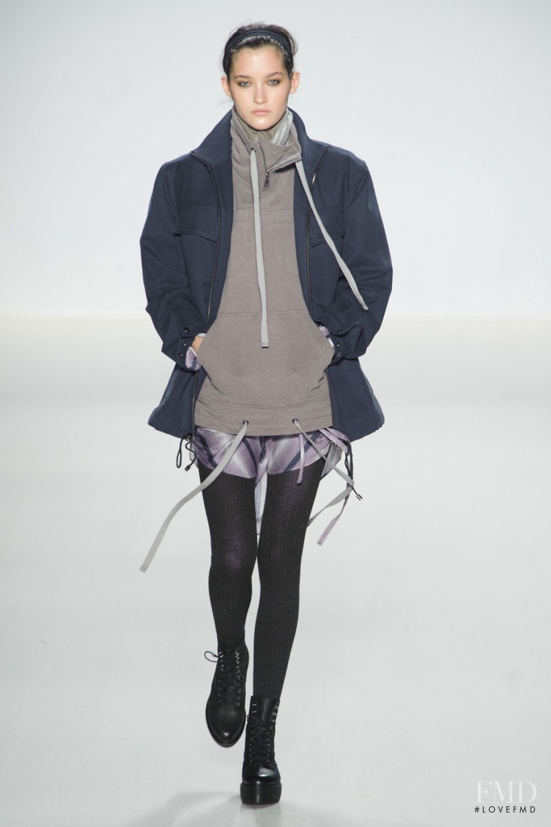 Emma Waldo featured in  the Richard Chai fashion show for Autumn/Winter 2015