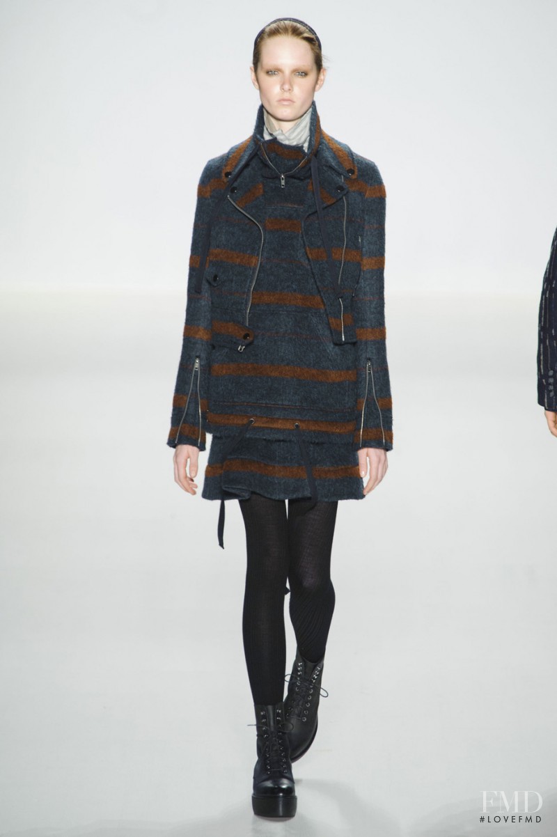 Grace Simmons featured in  the Richard Chai fashion show for Autumn/Winter 2015