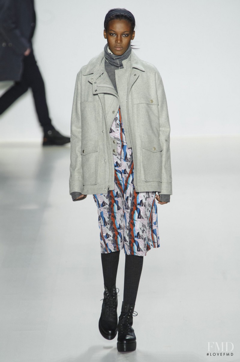 Kai Newman featured in  the Richard Chai fashion show for Autumn/Winter 2015