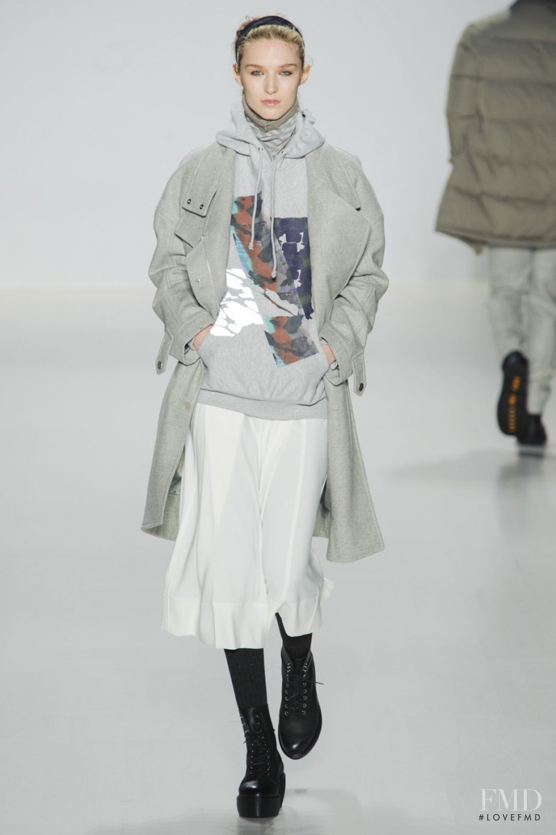 Manuela Frey featured in  the Richard Chai fashion show for Autumn/Winter 2015