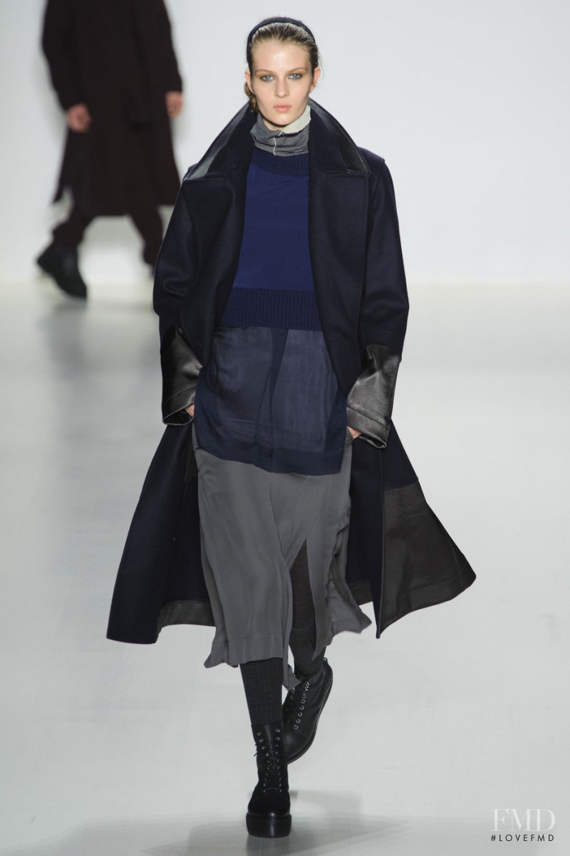 Florence Kosky featured in  the Richard Chai fashion show for Autumn/Winter 2015