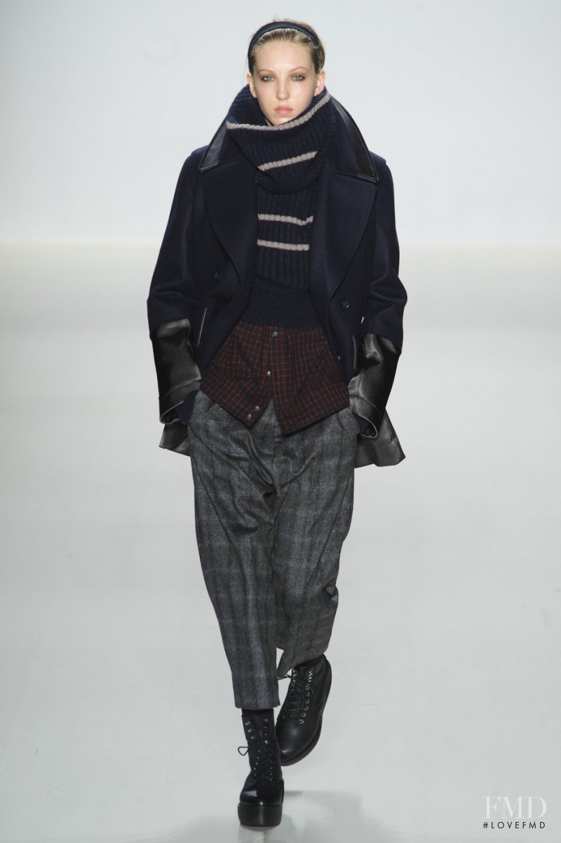 Ella Richards featured in  the Richard Chai fashion show for Autumn/Winter 2015