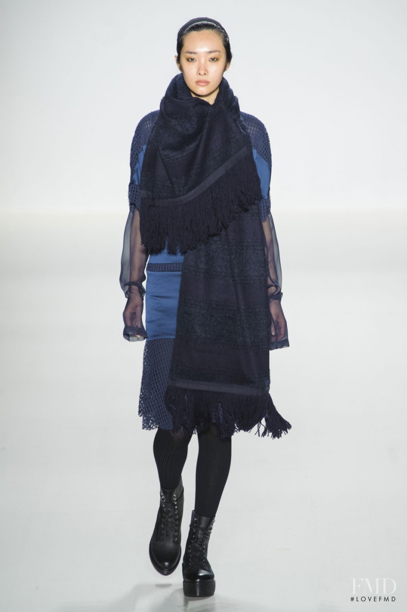 Ji Young Kwak featured in  the Richard Chai fashion show for Autumn/Winter 2015