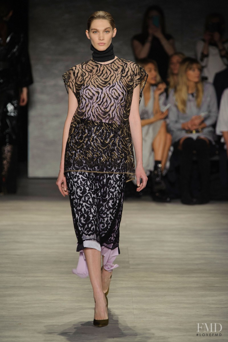 Irina Nikolaeva featured in  the Tome fashion show for Autumn/Winter 2015