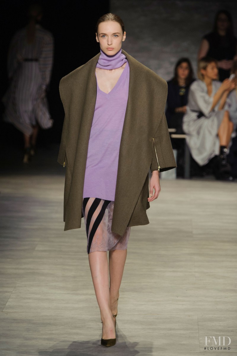 Stasha Yatchuk featured in  the Tome fashion show for Autumn/Winter 2015