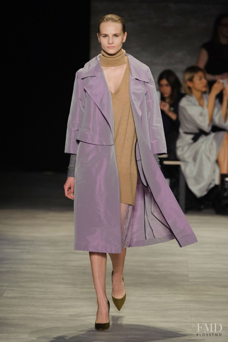 Kristina Petrosiute featured in  the Tome fashion show for Autumn/Winter 2015