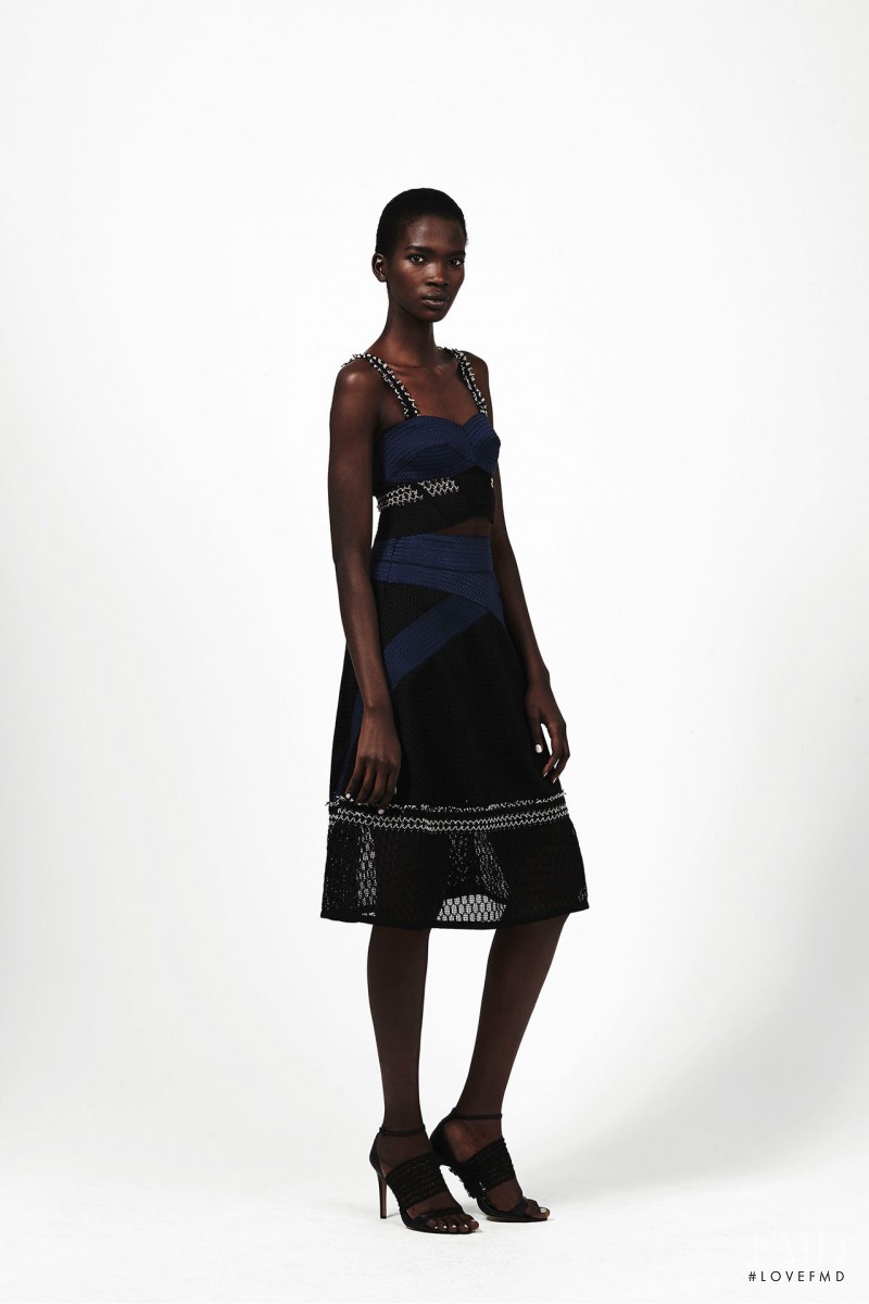 Aamito Stacie Lagum featured in  the Jonathan Simkhai fashion show for Pre-Fall 2015