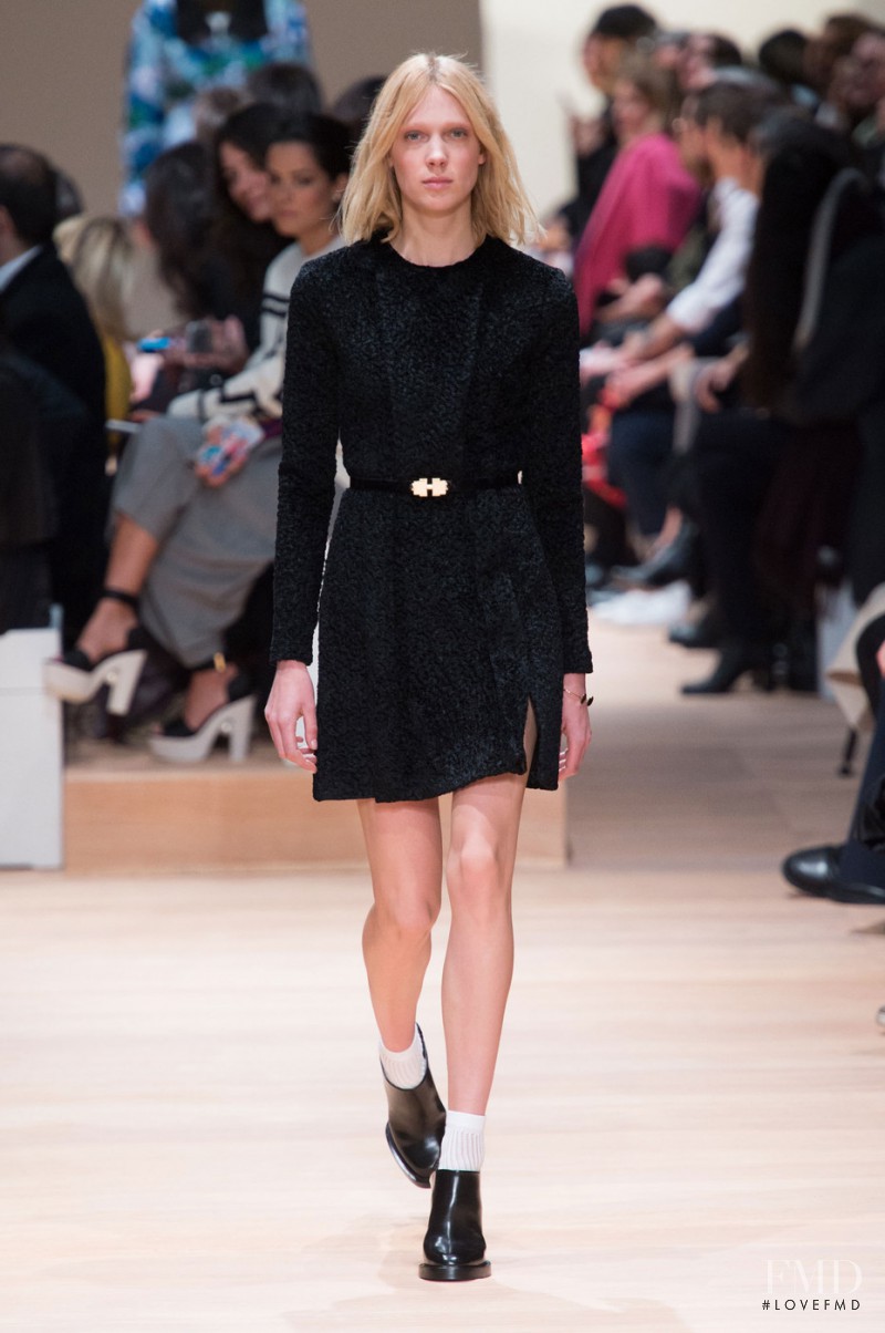Annely Bouma featured in  the Carven fashion show for Autumn/Winter 2015