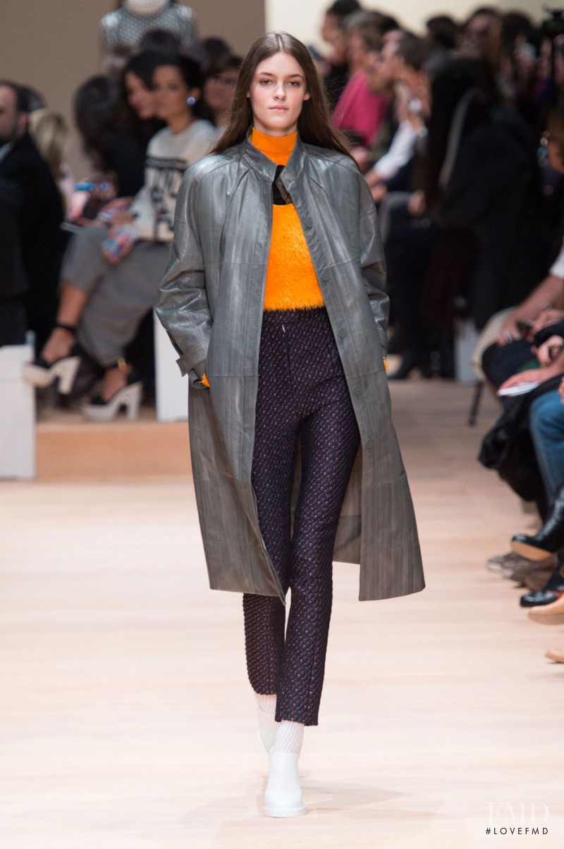 Kremi Otashliyska featured in  the Carven fashion show for Autumn/Winter 2015