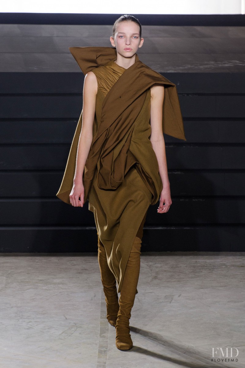 Jamilla Hoogenboom featured in  the Rick Owens Sphinx fashion show for Autumn/Winter 2015