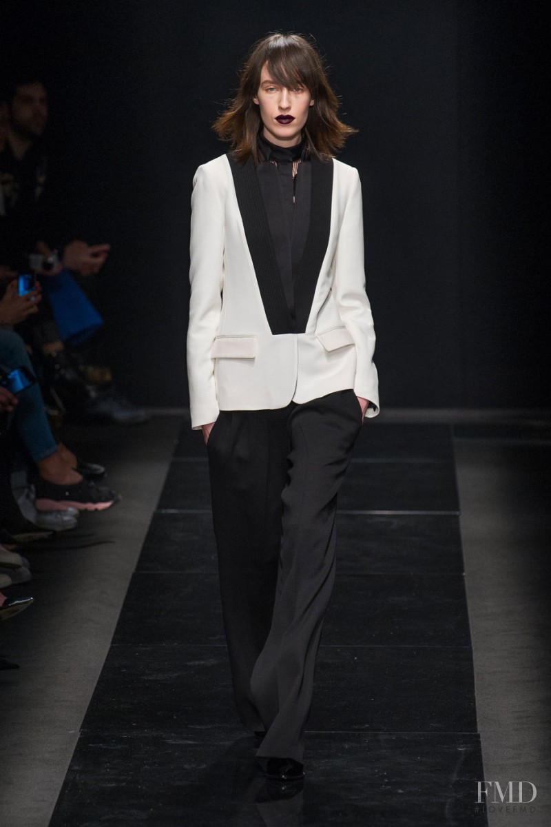 Alix Angjeli featured in  the Emanuel Ungaro fashion show for Autumn/Winter 2015