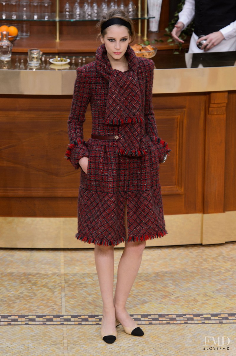 Melina Gesto featured in  the Chanel fashion show for Autumn/Winter 2015