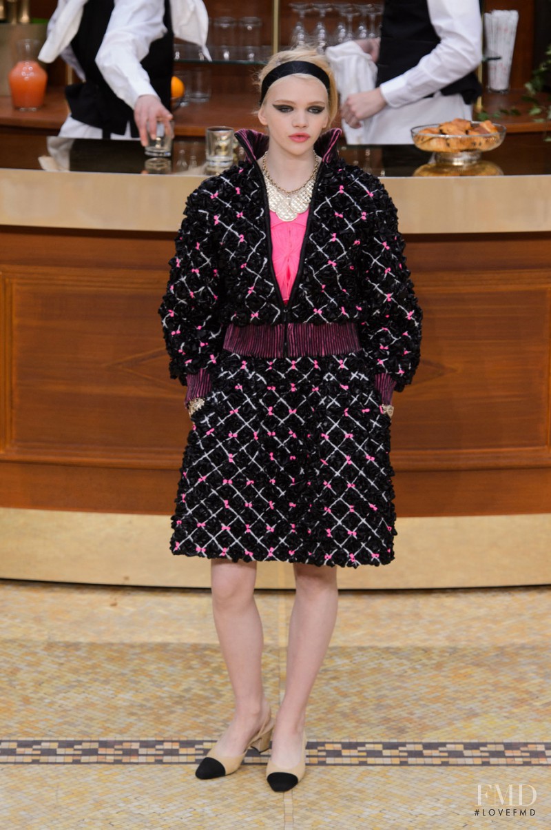 Stella Lucia featured in  the Chanel fashion show for Autumn/Winter 2015