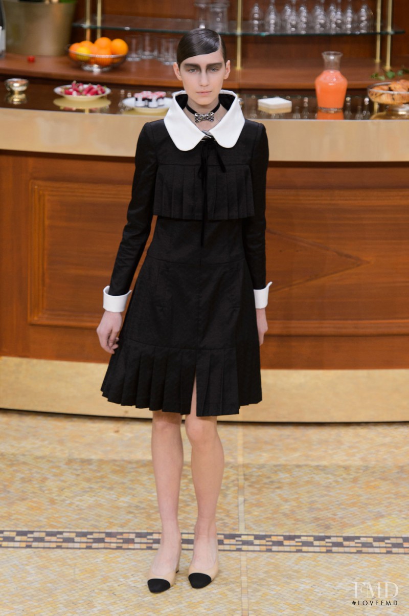 Sofia Tesmenitskaya featured in  the Chanel fashion show for Autumn/Winter 2015