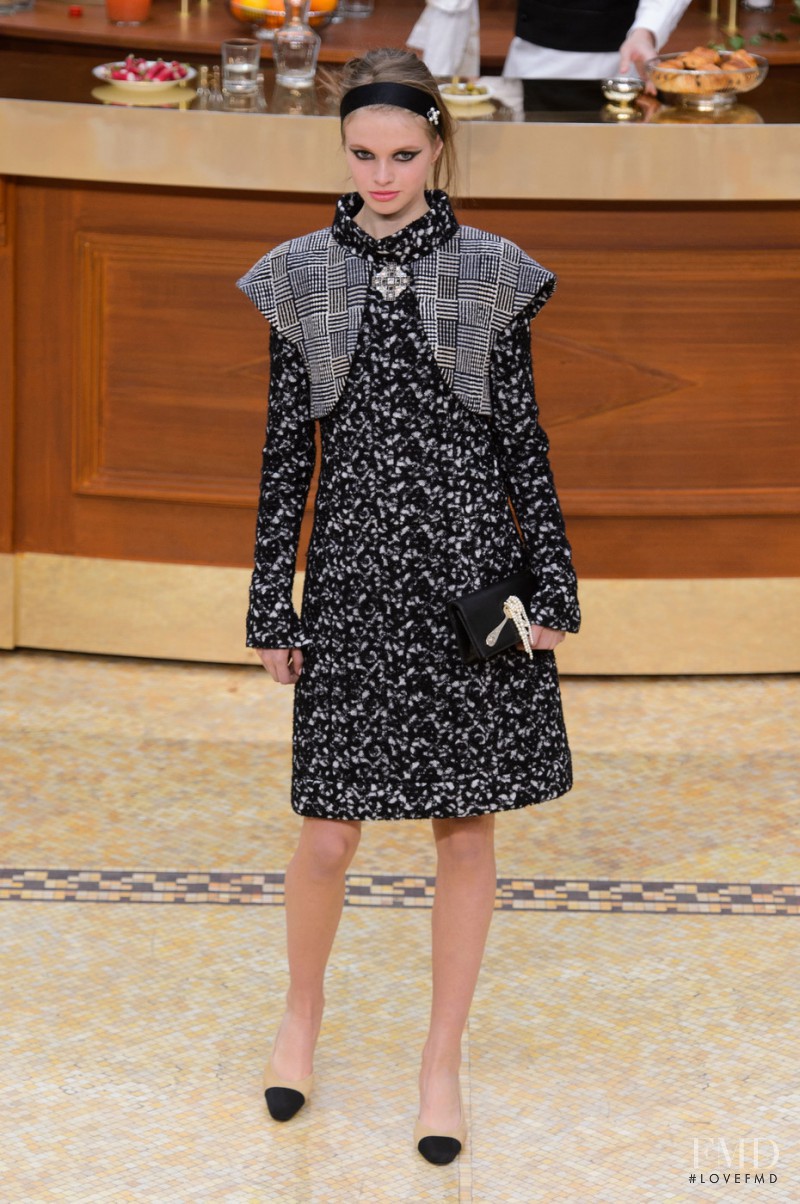 Avery Blanchard featured in  the Chanel fashion show for Autumn/Winter 2015