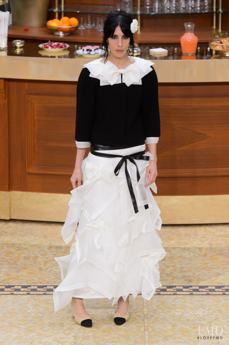 Jamie Bochert featured in  the Chanel fashion show for Autumn/Winter 2015