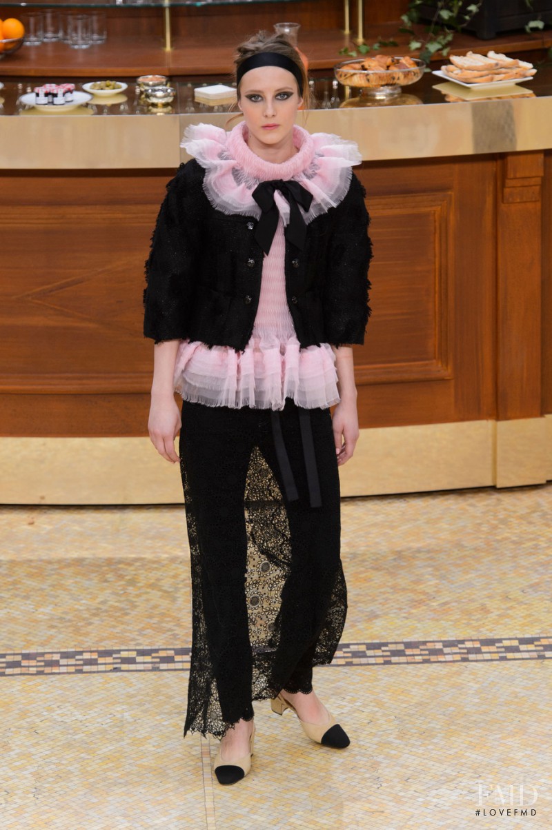 Olympia Campbell featured in  the Chanel fashion show for Autumn/Winter 2015
