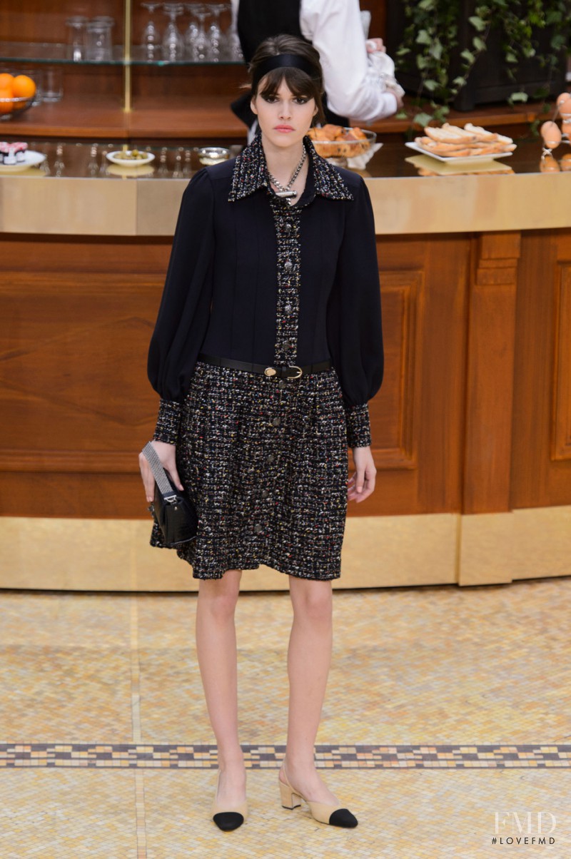 Vanessa Moody featured in  the Chanel fashion show for Autumn/Winter 2015