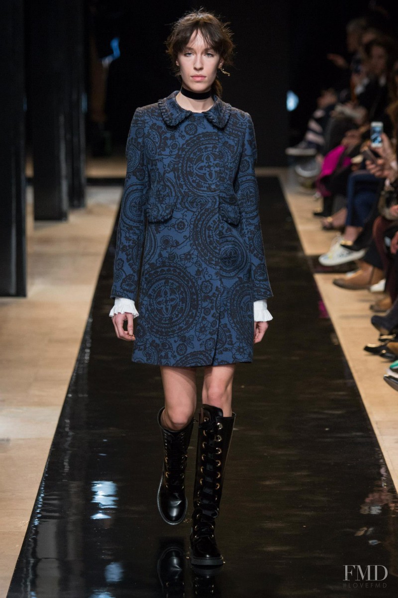 Alix Angjeli featured in  the Paul et Joe fashion show for Autumn/Winter 2015