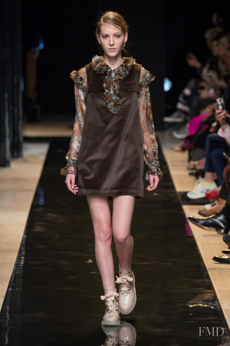 Ella Richards featured in  the Paul et Joe fashion show for Autumn/Winter 2015