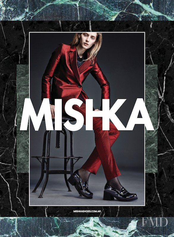 Melina Gesto featured in  the Mishka advertisement for Autumn/Winter 2014