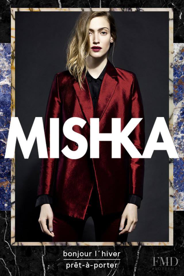 Melina Gesto featured in  the Mishka advertisement for Autumn/Winter 2014