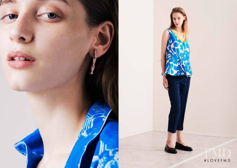Melina Gesto featured in  the Odeeh lookbook for Spring/Summer 2015