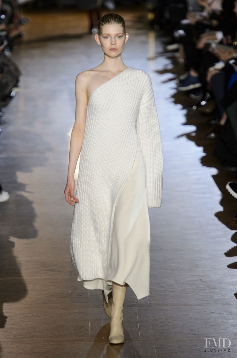 Ola Rudnicka featured in  the Stella McCartney fashion show for Autumn/Winter 2015